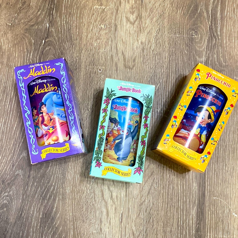 Vintage Disney Cups (set of 3)